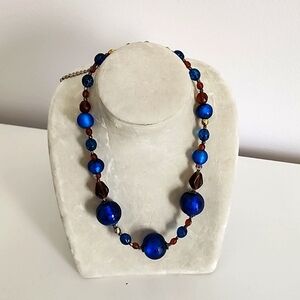 Women's beaded necklace. Statement piece